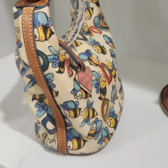 Dooney & Bourke Bees Rainbow zipper
